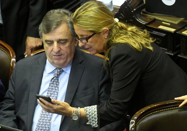 Mario Negri, jefe de la bancada del interbloque Cambiemos<br>