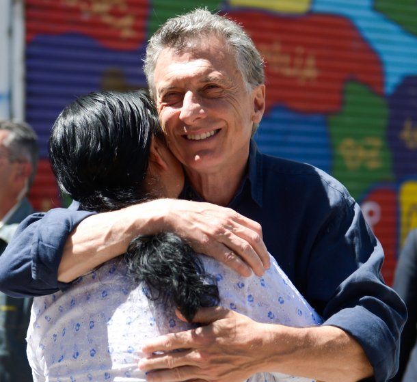 Macri visitó a la fundadora del comedor comunitario