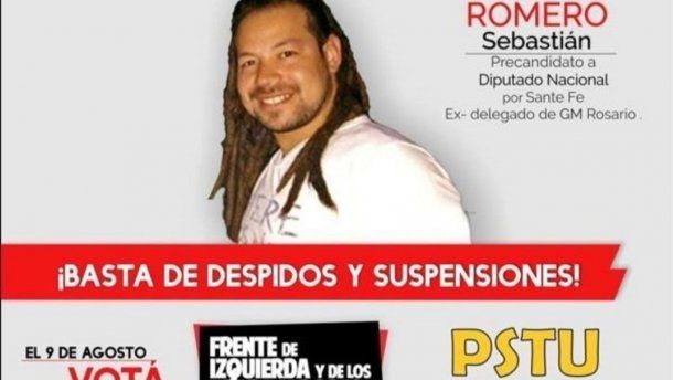 Sebastián Romero fue precandidato a diputado nacional por Santa Fe.