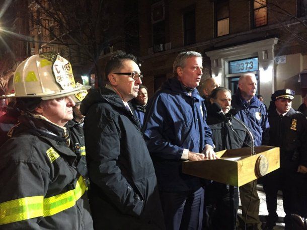 Conferencia del alcalde Bill de Blasio<br>