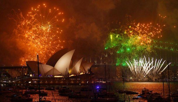 Así recibieron la navidad en Sidney, Australia