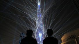 Festejo de Año Nuevo en Dubai. Festejo de Año Nuevo en Dubai.