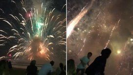 Australia: un show de fuegos artificiales fuera de control dejó dos heridos Australia: un show de fuegos artificiales fuera de control dejó dos heridos