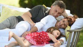 Mauricio Macri con Juliana Awada y su hija Antonia Mauricio Macri con Juliana Awada y su hija Antonia