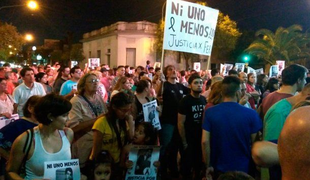 Marcha contra Nahir Galarza