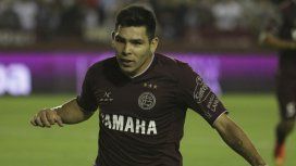 Silvio Romero con la camiseta de Lanús Silvio Romero con la camiseta de Lanús