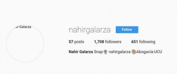 El Instagram de Nahir Galarza fue cerrado cuando fue detenida
