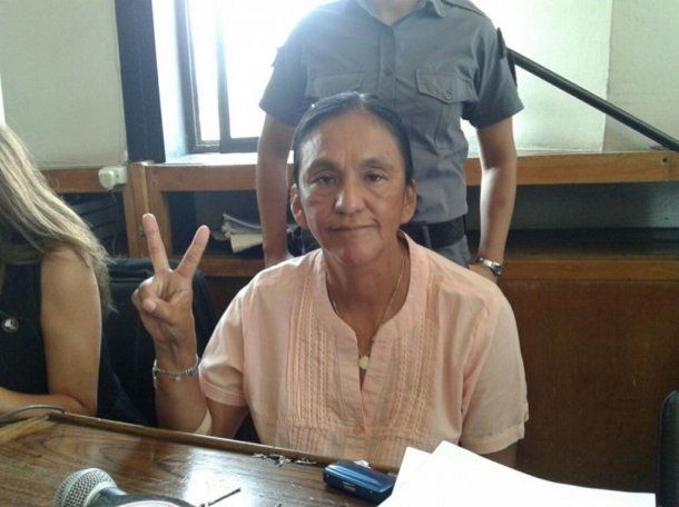 Milagro Sala en la audiencia. (<i>todojujuy.com</i>).