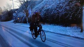 En pleno invierno, Armenault soportó nieve y hasta cinco grados bajo cero En pleno invierno, Armenault soportó nieve y hasta cinco grados bajo cero