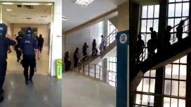 Infantería invadió los pasillos del hospital Posadas Infantería invadió los pasillos del hospital Posadas