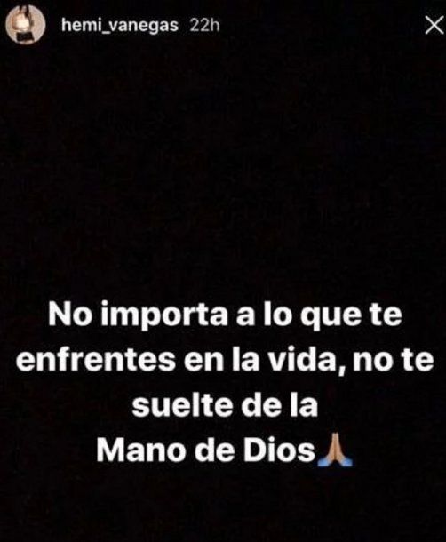 Hemily Vanegas respaldó a Wilmar Barrios - Crédito: hemi_vanegas