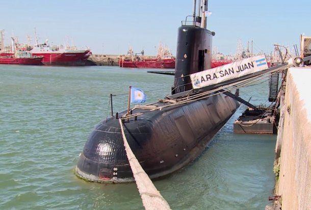 Submarino ARA San Juan. Foto: Ministerio de Defensa.