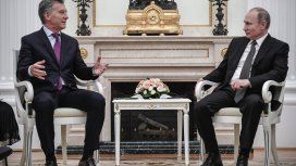 Vladimir Putin recibió a Mauricio Macri en el Kremlin. Vladimir Putin recibió a Mauricio Macri en el Kremlin.