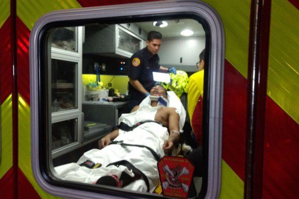 Así se fue Tewa Kiram del estadio.