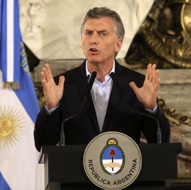Mauricio Macri en Casa Rosada<br>
