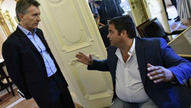 Mauricio Macri con Jorge Triaca