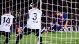 Luis Suárez marcó el único gol del partido Luis Suárez marcó el único gol del partido