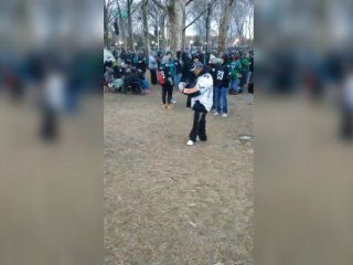 Un festejo desde el más allá para los Eagles Un festejo desde el más allá para los Eagles