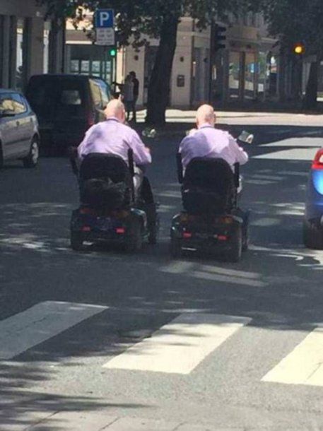 Nada como ir juntos a la par