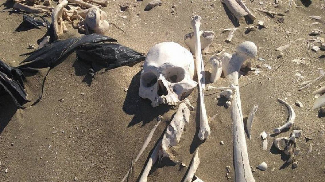 Misterio en la costa: iban en cuatriciclo y encontraron 20 esqueletos humanos