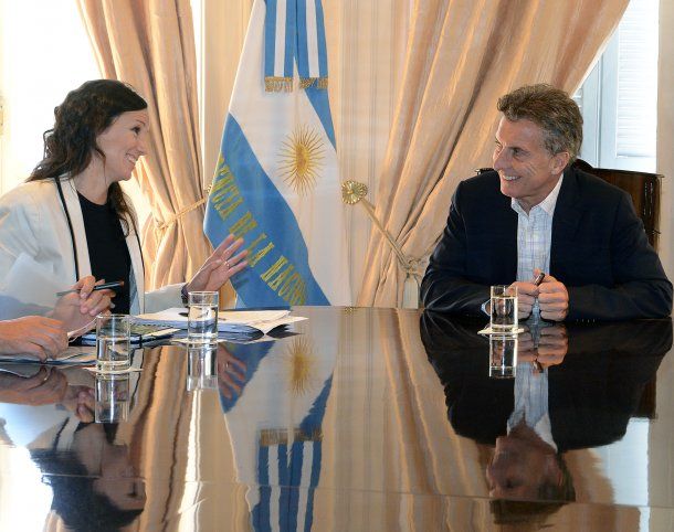 Carolina Stanley y Mauricio Macri<br>
