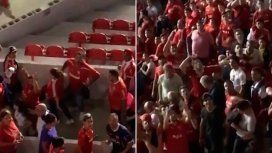 VIDEO: Hinchas de Independiente se burlaron de los de Gremio con gestos repudiables VIDEO: Hinchas de Independiente se burlaron de los de Gremio con gestos repudiables