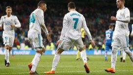 Gol de Cristiano Ronaldo para Real Madrid - Crédito: @realmadrid Gol de Cristiano Ronaldo para Real Madrid - Crédito: @realmadrid