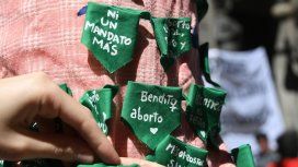 Protesta a favor del aborto legal. Protesta a favor del aborto legal.