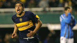 Riquelme y un linyera Riquelme y un linyera