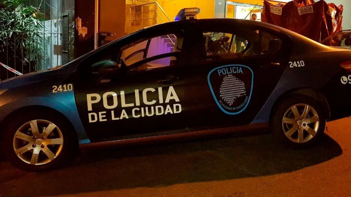 Policía de la Ciudad trabajó en el lugar del hecho tras el deceso del delincuente