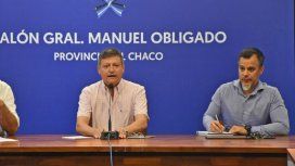 Domingo Peppo junto a Horacio Rey, quien fue sepado de su cargo. Domingo Peppo junto a Horacio Rey, quien fue sepado de su cargo.