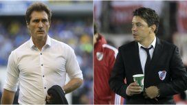 Guillermo Barros Schelotto y Marcelo Gallardo Guillermo Barros Schelotto y Marcelo Gallardo