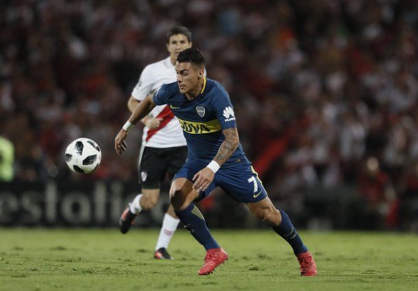 River y Boca en el Superclásico de la Supercopa - Crédito: @BocaJrsOficial