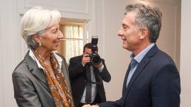 Christine Lagarde y Mauricio Macri Christine Lagarde y Mauricio Macri