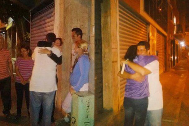 Marcelo Crovato se reencontró con algunos de sus familiares.