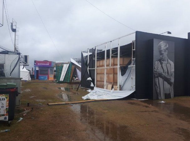Temporal en Lollapalooza - Crédito: @zanoni