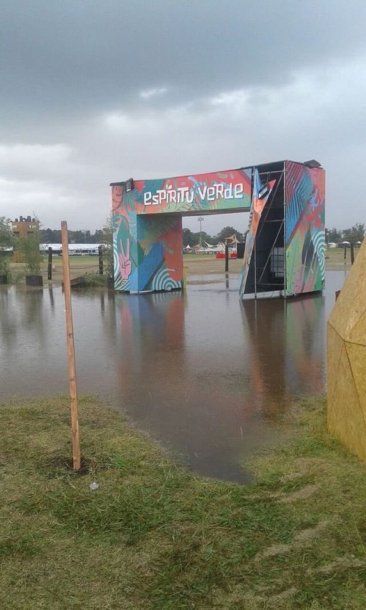 Temporal en Lollapalooza - Crédito: @sasonena