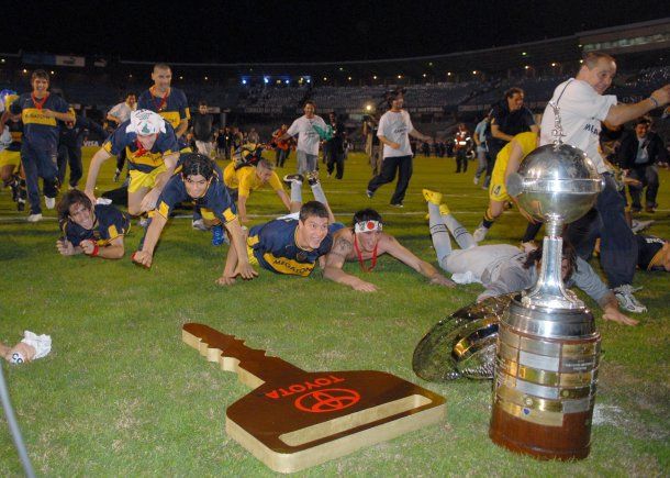 Boca campeón de la Copa Libertadores 2007 con Miguel Ángel Russo como entrenador