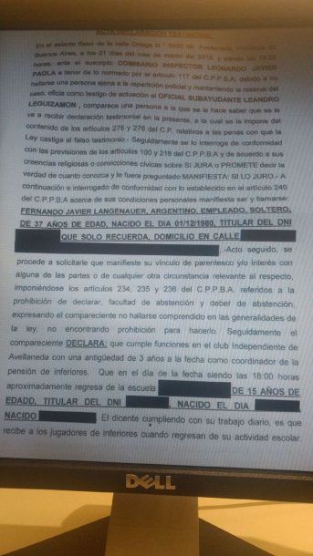 La denuncia fue radicada en la UFI 4 de Avellaneda<br>