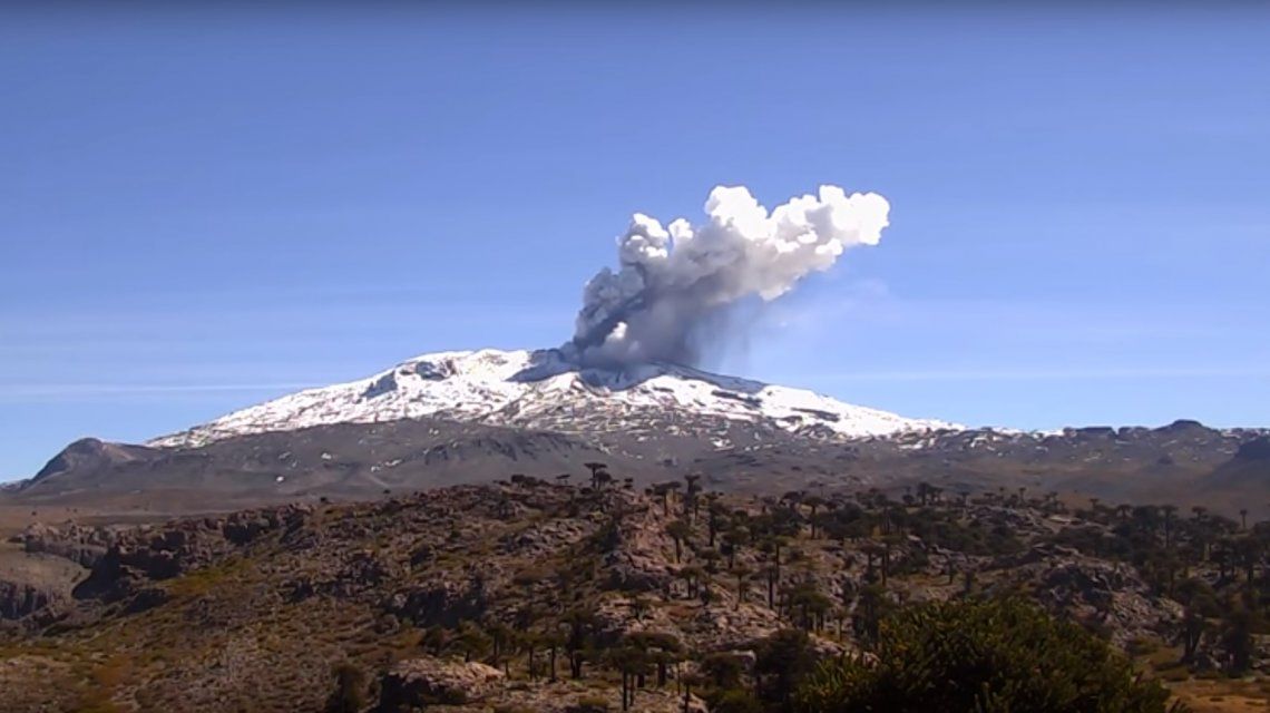 Alerta amarilla por el pulso eruptivo del volcán Copahue