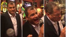 Rafael Correa cantando Hasta Siempre Comandante Rafael Correa cantando Hasta Siempre Comandante