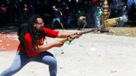 Sebastián Romero se hizo famoso en las protestas de diciembre de 2017 Sebastián Romero se hizo famoso en las protestas de diciembre de 2017