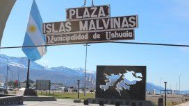 Plaza Islas Malvinas, sede del acto oficial Plaza Islas Malvinas, sede del acto oficial