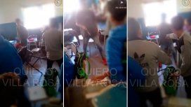 Brutal pelea en un colegio de Pilar: un chico entró con un cuchillo al aula Brutal pelea en un colegio de Pilar: un chico entró con un cuchillo al aula