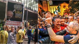 Marchas en contra y a favor de Lula Marchas en contra y a favor de Lula