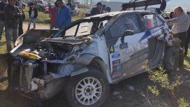 El ex tenista volcó durante la séptima etapa entre la ruta 325 y El Rincón y debió abandonar la competencia El ex tenista volcó durante la séptima etapa entre la ruta 325 y El Rincón y debió abandonar la competencia