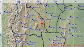 Un nuevo sismo hizo temblar San Juan: es el segundo en menos de 24 horas Un nuevo sismo hizo temblar San Juan: es el segundo en menos de 24 horas