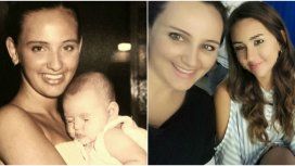 María Fernanda Alloi y su hija en el 2000 y en 2017 María Fernanda Alloi y su hija en el 2000 y en 2017