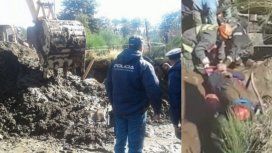 Rescataron a un obrero enterrado en La Angostura Rescataron a un obrero enterrado en La Angostura
