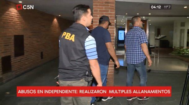 Allanamientos por abusos en Independiente